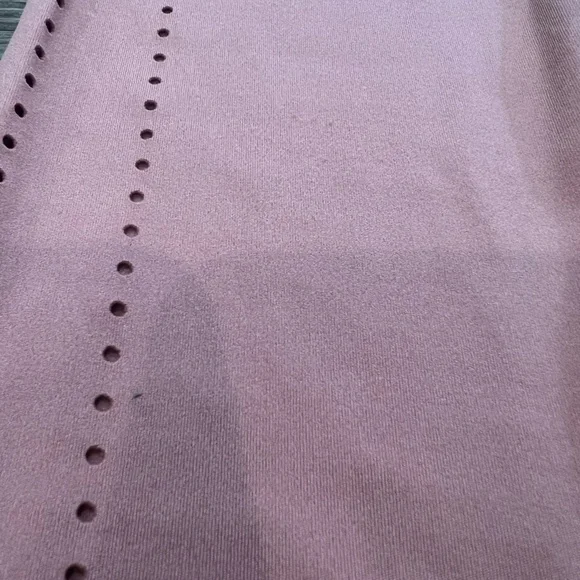 Gymshark Laser Cut Leggings, Peach, High-rise, Size Medium, Womens - Picture 5 of 13